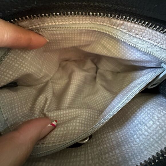 NWOT Rare Brighton Selena Organizer Pebble Leather Silver Hardware Crossbody Bag - Picture 6 of 8